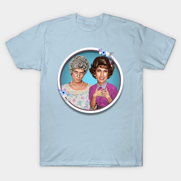 Mama's Family - Mama and Iola T-Shirt by Zbornak Designs